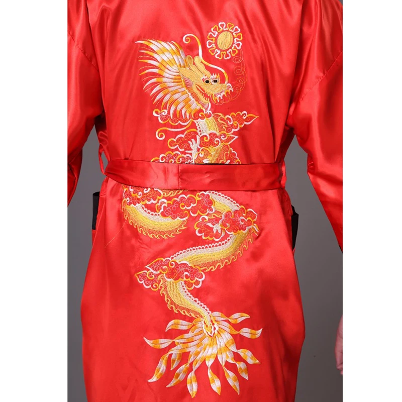 Reversible-Black-Yellow-Chinese-Men-s-Satin-Robe-Gown-Tradition-Embroider-Dragon-Sleepwear-Kimono-Bathrobe-S (5)