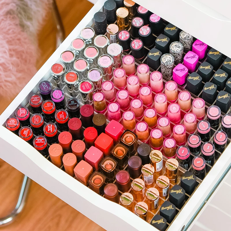 Set Di Divisori Acrilici Anon Per La Cassettiera Malm Di 6 Cassetti, Organizer Per Trucco Rossetto Divisore Cassetto Malm, Divisore Labbra