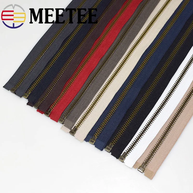 Meetee 1 шт. 70 см 5 # бронзовая металлическая молния сделай сам швейная кожаная куртка