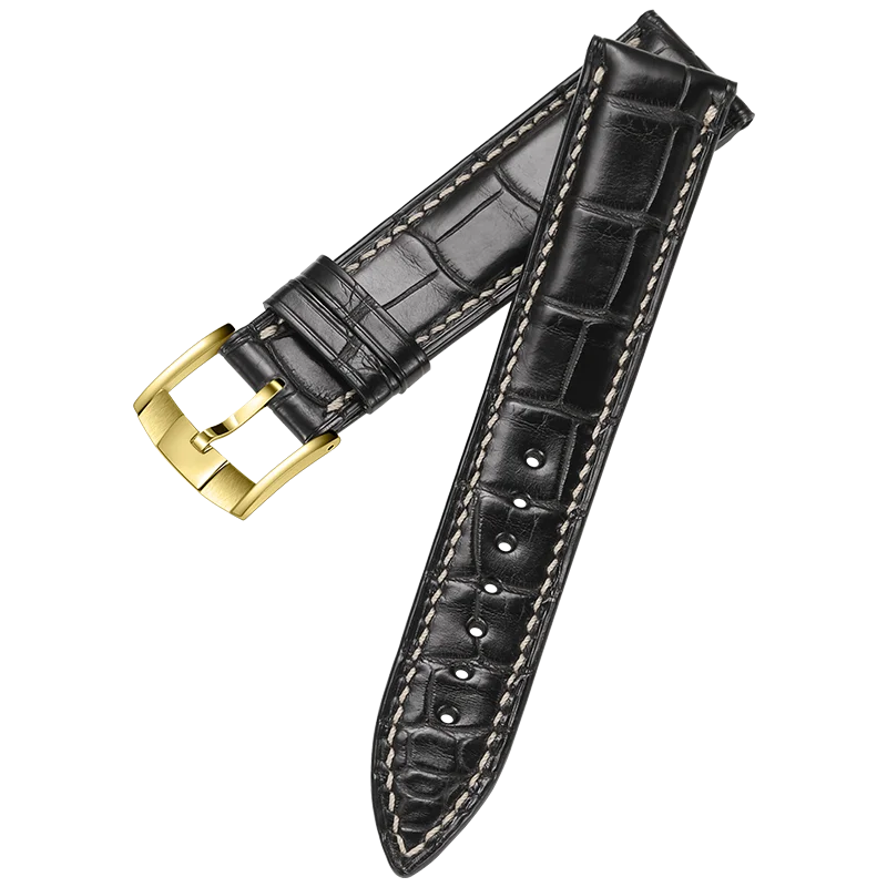 Часы CHIMAERA WatchbandsCustom, ремешок для часов из настоящей французской кожи аллигатора, ремешок для часов, браслет на запястье
