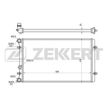 

Radiator cooling. Dv. Audi A3 96 TT 98-Seat Leon 99-Toledo II