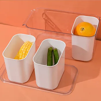 

1PC Refrigerator Storage Box Household Fruits Vegetables Preservation Box