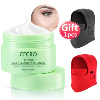 

EFERO Tea Tree Essence Anti Acne Face Cream Moisturizer Whitening Anti Wrinkle Cream Acne Treatment Repair Skin Care Face Creams