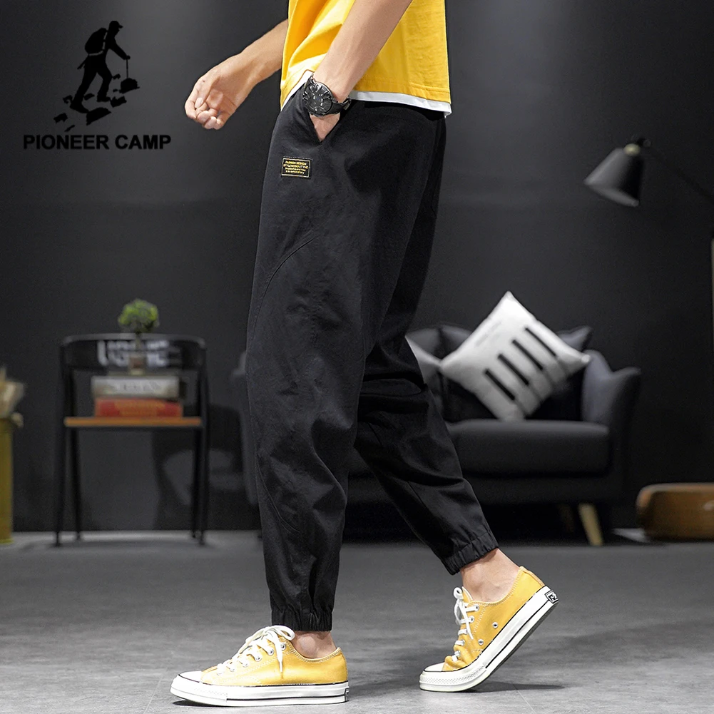 Winter Men Clothing Gray Joggers Streetwear Pioneer Camp Causal-Pants Black Autumn AXX0208188