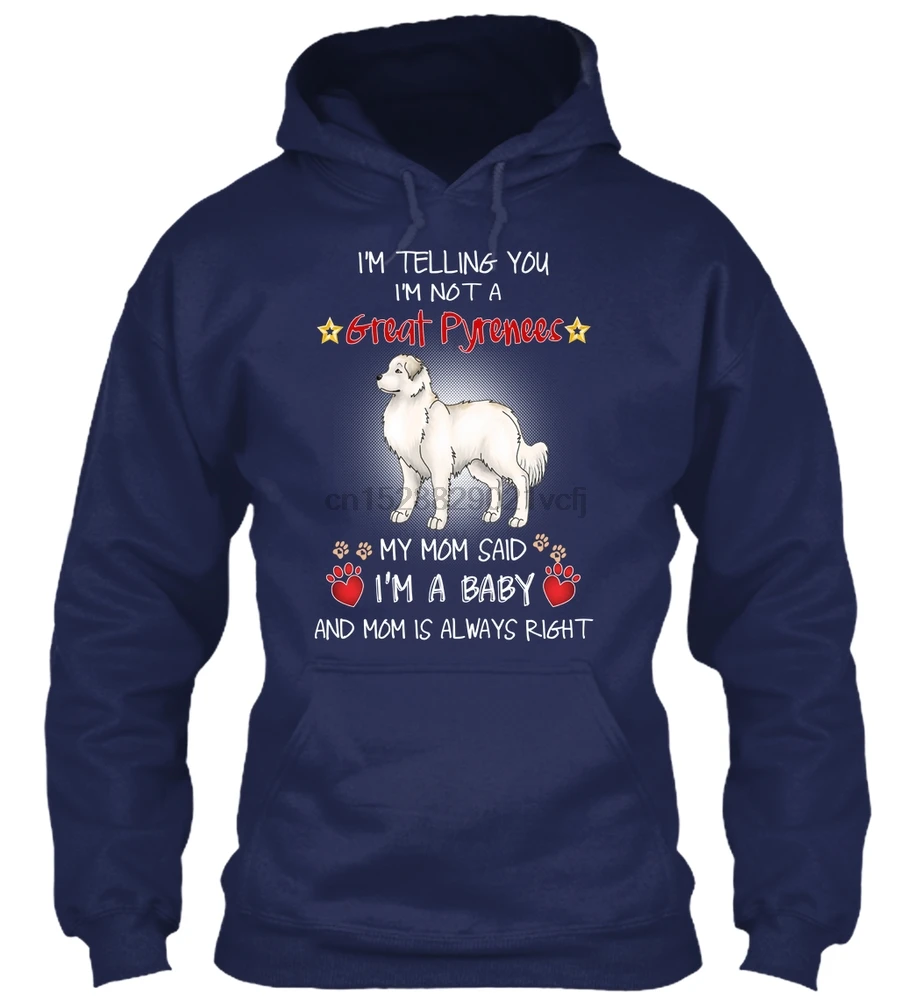 Мужская толстовка с длинным рукавом Love With My Great Pyrenees(24) женская уличная одежда
