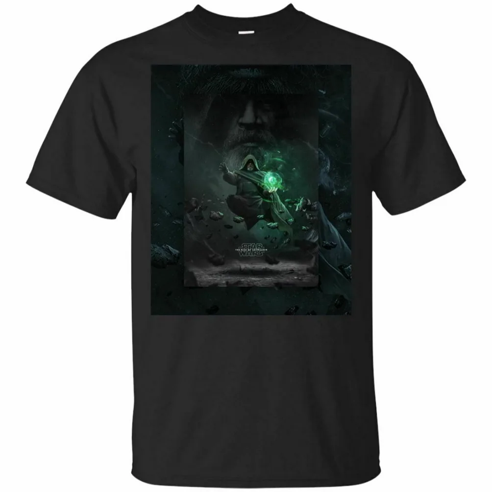 Звездные войны серия 9 новый постер фильма Скайуокера черная футболка S-3Xl лозунги