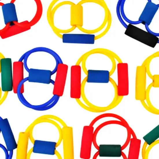 

Yoga Tube 8 Type Resistance Bands Exercise Yoga Belt For Workout Sports Pulling Exerciser Muscle Chest Expander Rope