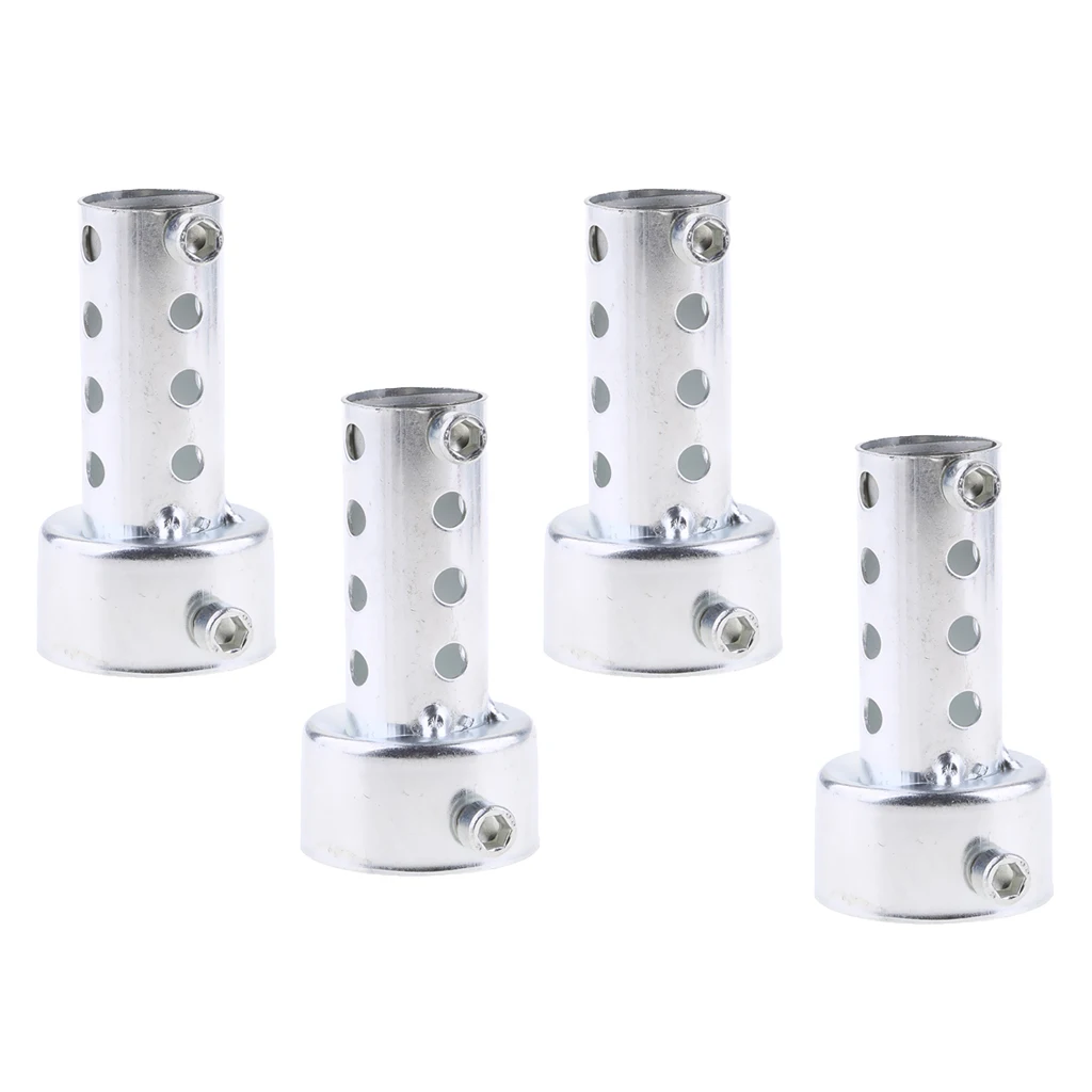4pcs Universal Motorcycle Exhaust Can Killer Silencer Muffler Baffle 42mm