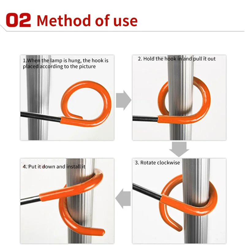 Натяжной шнур для лампы фонарь кемпинга крючок палатки практичный портативный