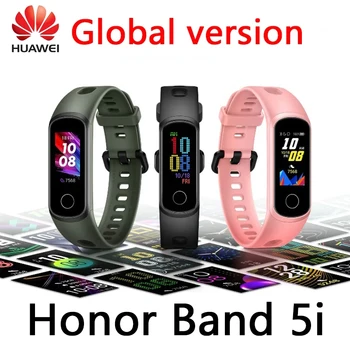 

Global Version Honor Band 5i Smart Bracelet AMOLED Honor Sport Fitness Tracker Sleep Heart Rate Monitor Waterproof Wristband