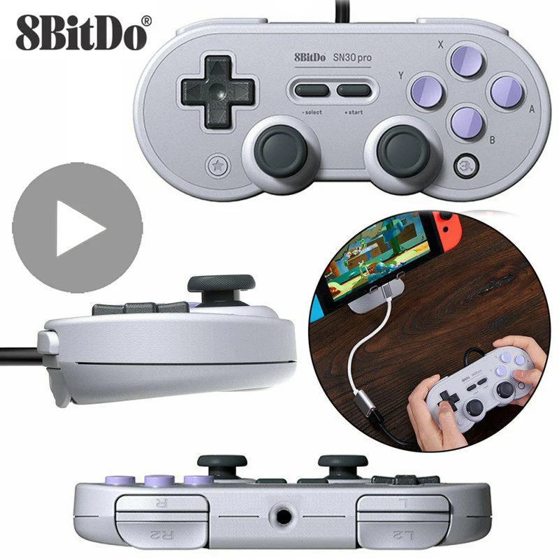 19 Newest 8bitdo Usb Wireless Bluetooth Game Controller Adapter Gaming Classic Console For Nintendo Switch Pro Android Tv Box Buy At The Price Of 14 39 In Aliexpress Com Imall Com