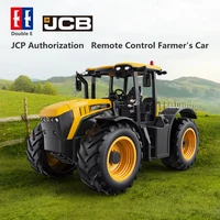 Double E 1:16 RC Farm Tractors Trailer Radio Controlled Cars Farming Simulator Car Truck Miniature Farmer Animal Model Toys Boys 2