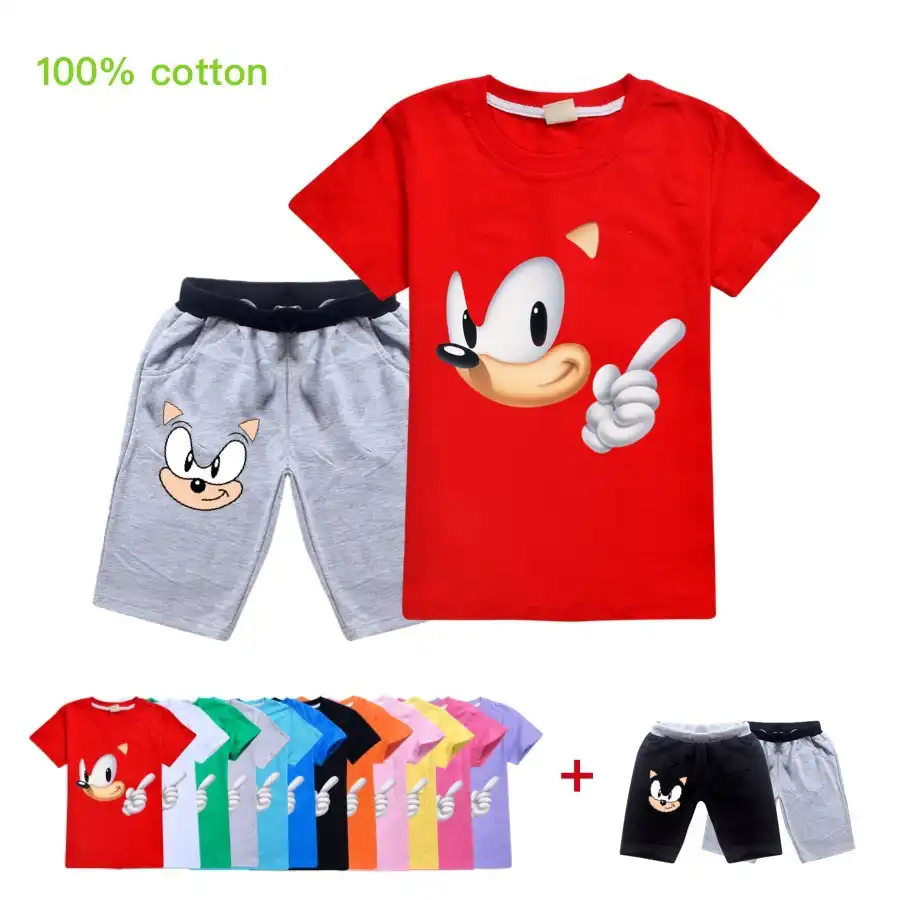 sonic kids pajamas
