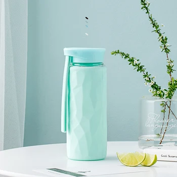 

Portable Tritan Water Bottle Sports Insulated Cup 360 ML Safe Silica Gel Cup Sets Insulated Travel Cup For Sport Outdoor Use