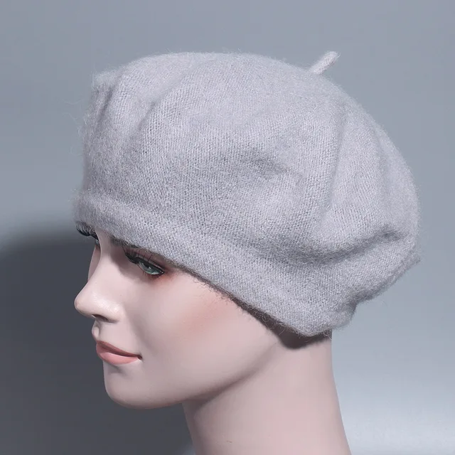  - Fashion Solid Beret Cap for Women Spring and Summer Warm Octagonal cap Berets in Women's Hat Bare Chapeu Feminino Boina Bonnet