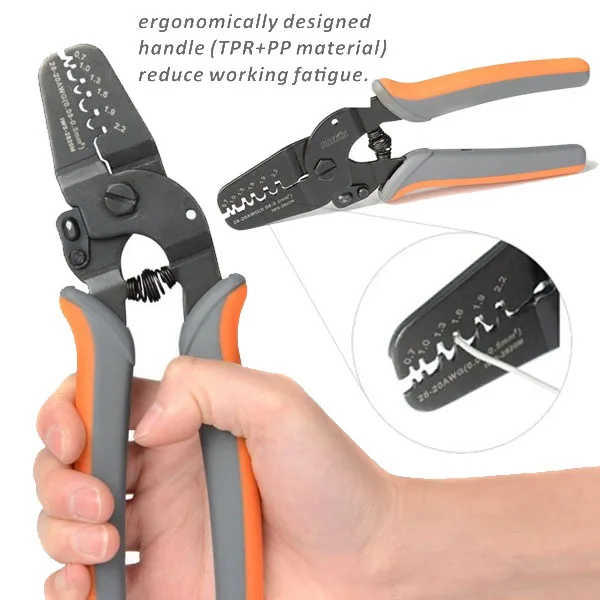 

IWS-2820M Crimping Tools for JAM Molex Tyco Terminal and Connector Multi-Function Wire Stripper Cable Cutter Plier