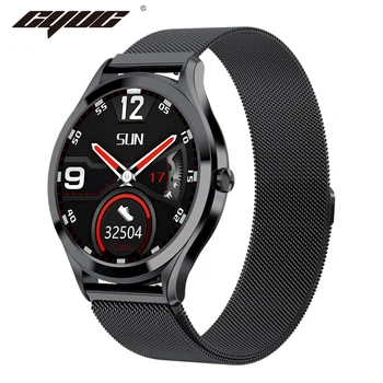 

CYUC MK10 Women Smart watch men full round touch scree with zinc alloy body Female function Blood pressure sport smartwatch men