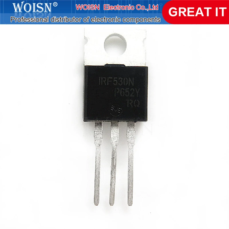 5pcs/lot IRF530NPBF IRF530N IRF530A IRF530 TO-220 In Stock | Электронные компоненты и принадлежности