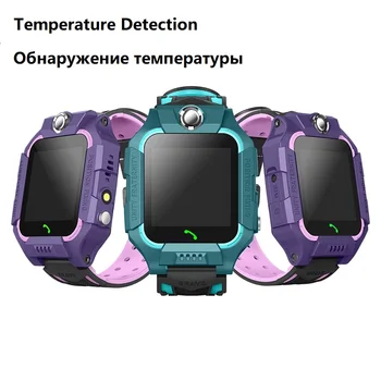 

Waterproof Smart Watch Kids With Body Temperature Detection LBS Tracker SOS Call for Children Anti Lost Monitor Baby SmartWatch