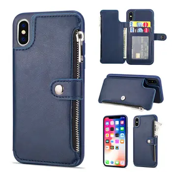 

Zipper Flip for iPhone 11 Pro Max Wallet Leather Coque iPhone SE 2020 Case Etui for iPhone SE2 XR Cover 2 X 6S 7 8 Plus iPhone11