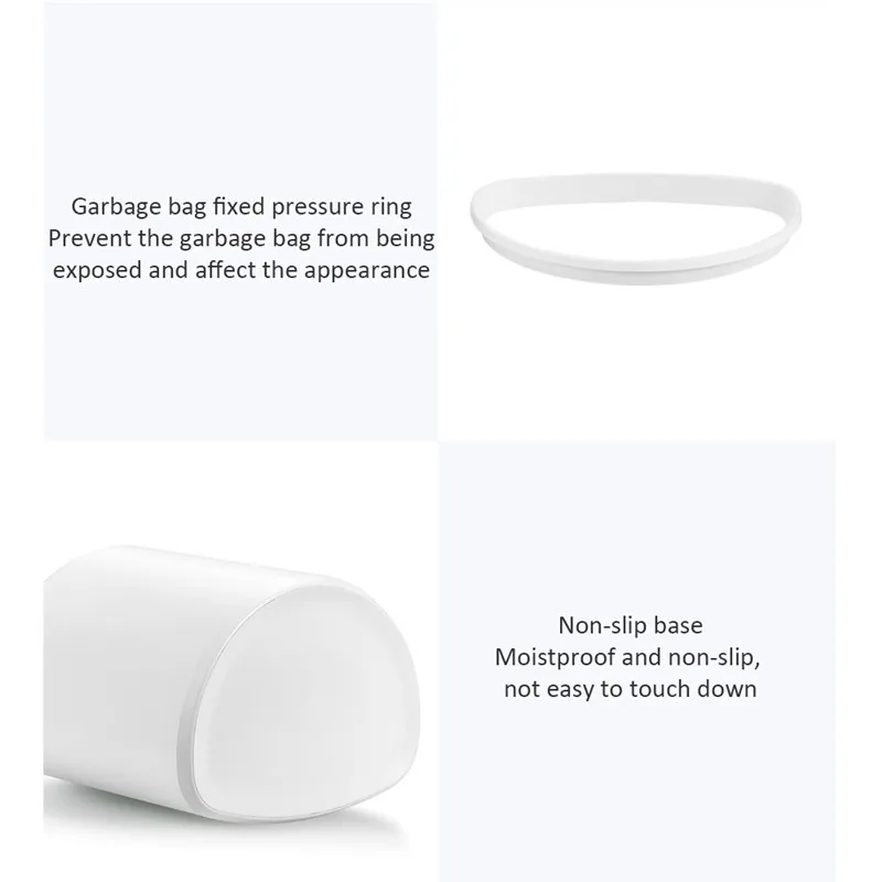 Xiaomi Mijia умный мусорный бак датчик движения автоматическое уплотнение Индукционная Крышка для мусора 10л бытовой Интеллектуальный мусорный бак