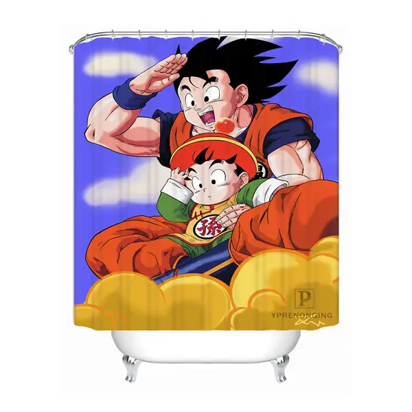 Shower Curtain Индивидуализированный Жемчуг дракона Z боевой Душ Ванна занавес Mildewproof водонепроницаемый полиэстер различных размеров#0421-21-06 - Цвет: Shower Curtain