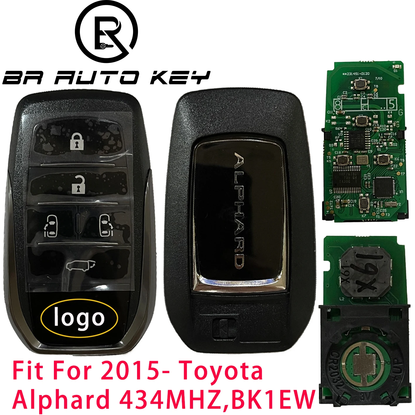 5button-Keyless-go-Smart-key-Fit-For-Toyota-Alphard-Vellfire-2016-2017 ...