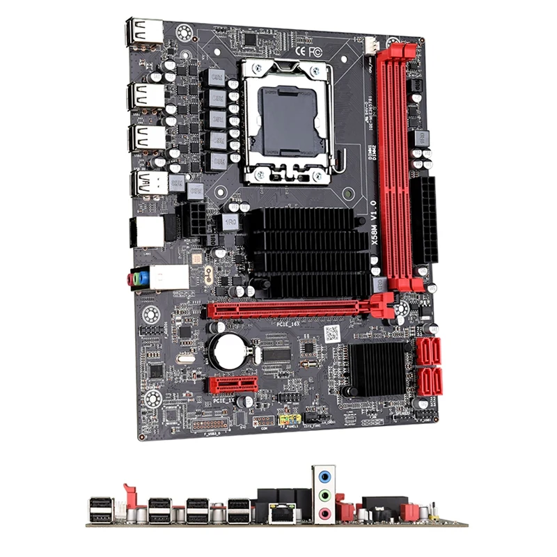 X58 LGa 1366 M-ATX материнская плата двухканальная DDR3 32G ram PCI-E 16X USB 2,0 SATa 2,0 материнская плата Поддержка LGa 1366 ВСЕ Серии CP