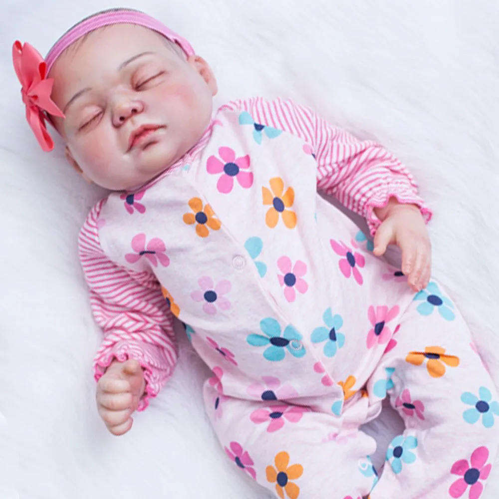 55 см изысканные Bebe reborn настоящие куклы для младенцев ручная роспись волос Мягкие силиконовые reborn baby doll игрушки подарок