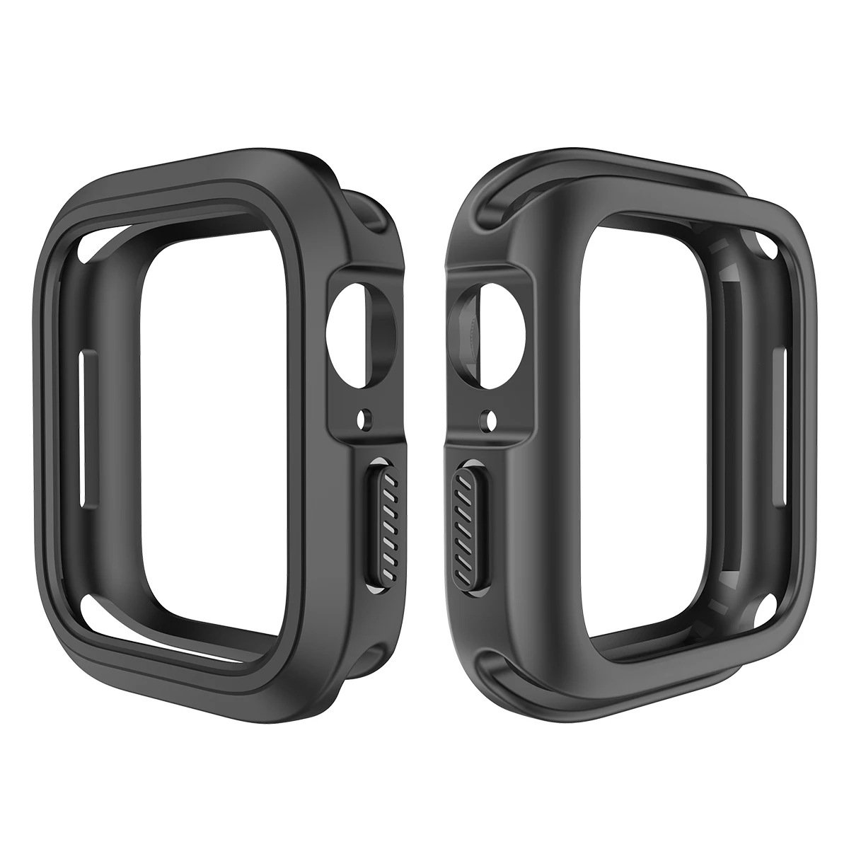 Двухцветный Силиконовый противоударный чехол для Apple Watch series 5 4 3 2 1 38 мм 42 мм 40 мм 44 мм стильный ударопрочный чехол