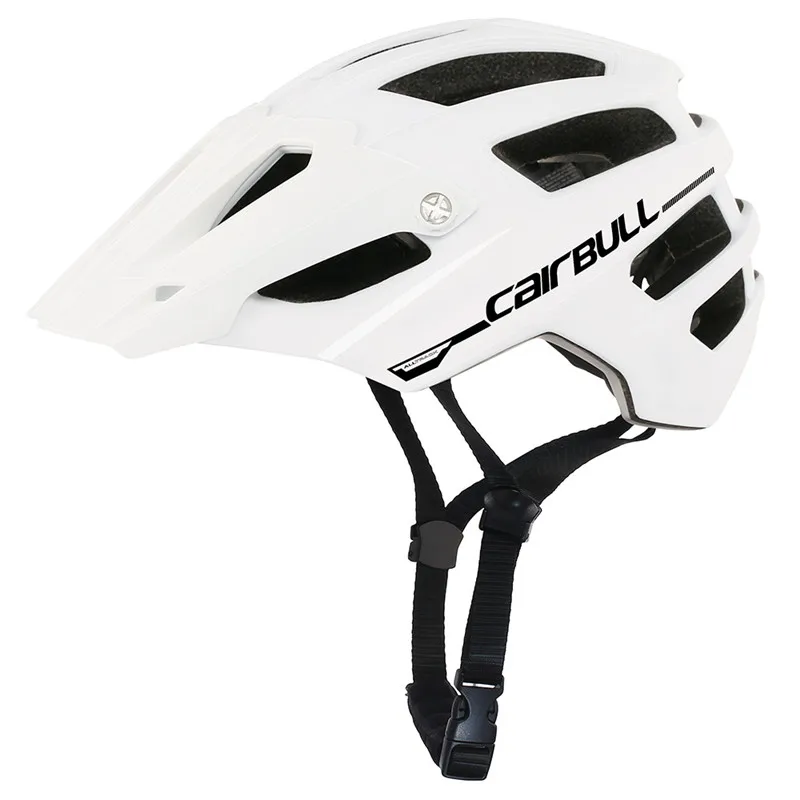 Cairbull MTB велосипед безопасности езда шлем TRAIL XC велосипедный шлем все-terrai горный велосипед спортивный шлем безопасности козырек L - Цвет: White