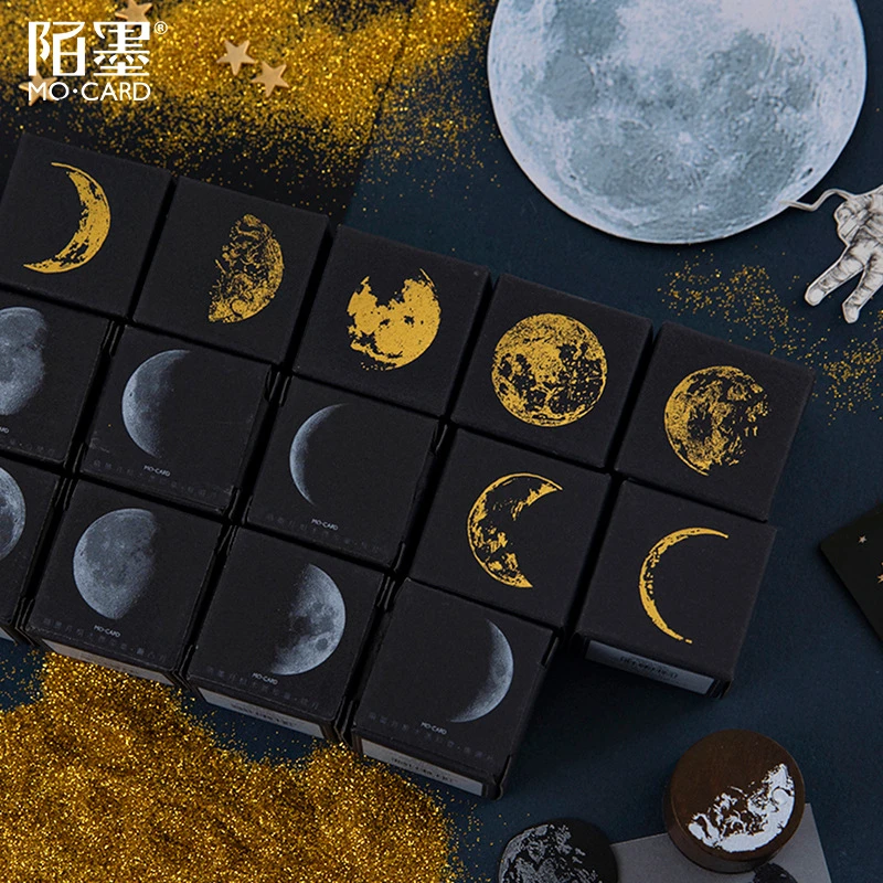 Vintage Moon series wood stamp DIY craft wooden rubber stamps for scrapbooking stationery scrapbooking standard stamp