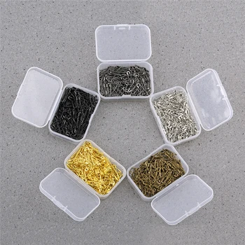 

1000 Pieces/Box Safety Pins Mini Metal Silver Golden Black Anti Copper 20mm Safety Pin DIY Jewelry Findings