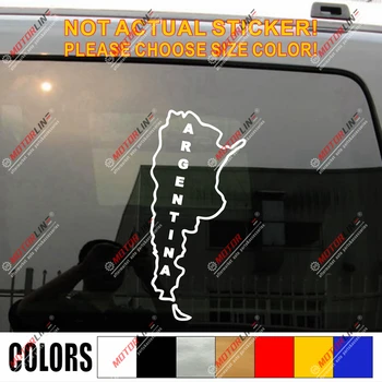 

Map Outline of Argentina Country Decal Sticker Car Vinyl Argentine no bkgrd
