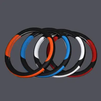 

Car Steering Wheel Cover Four Seasons Universal Handle Hole Punching Breathable Non-Slip Professional Fashion