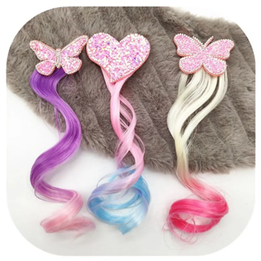 Новые Красочные заколки для волос с милыми мультяшными животными девочек милые