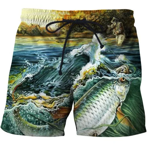 Летняя мужская одежда для рыбалки, комплект с коротким рукавом для рыбалки, круглая рубашка и шорты, футболка для отдыха на открытом воздухе, одежда для рыбалки, рубашка, брюки - Цвет: 16