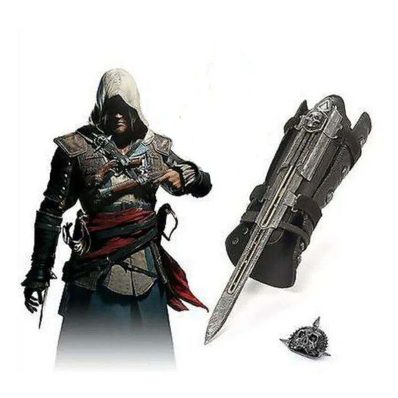 Assassins Creed скрытые лезвия рукав меч фигурка скрытое лезвие оружие Эдварда рукава