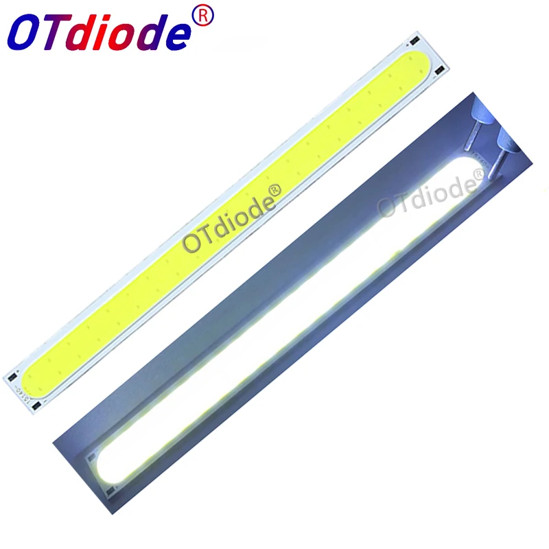 

1PCS 14015 140*15mm LED COB Strip Light Source 12V DC 5W 500LM Cold White LED Diode FLIP Chip for DIY daytime Car light lamp