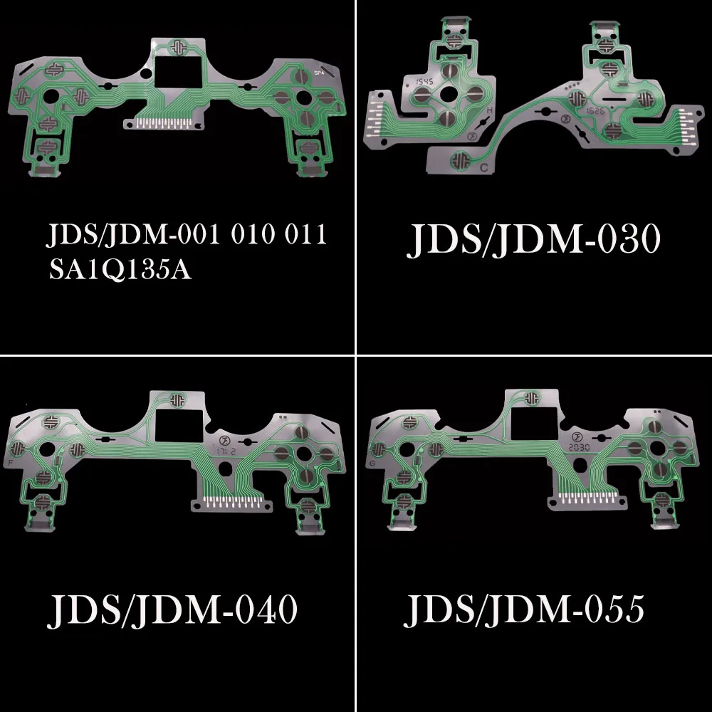 2PCS JDM JDS 001 010 011 030 040 055 For Sony DualShock 4 Conductive Film Keypad for PS4 Pro Slim Controller PCB Circuit Ribbon |