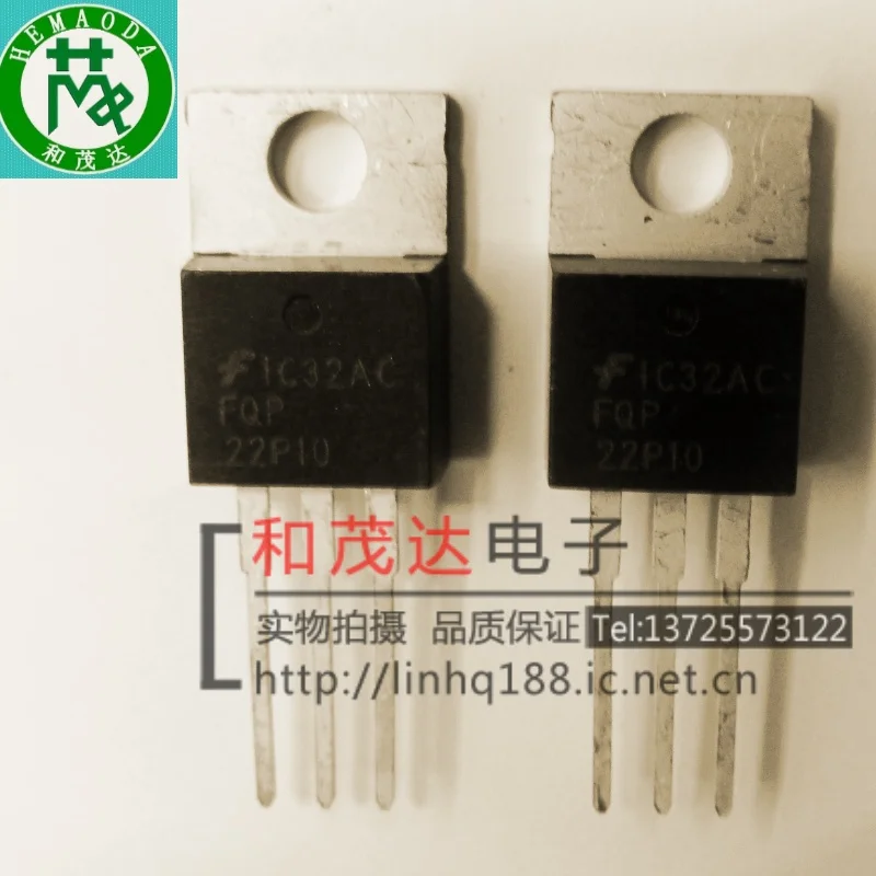 5 шт./лот FQP22P10 100V 22A-220 P