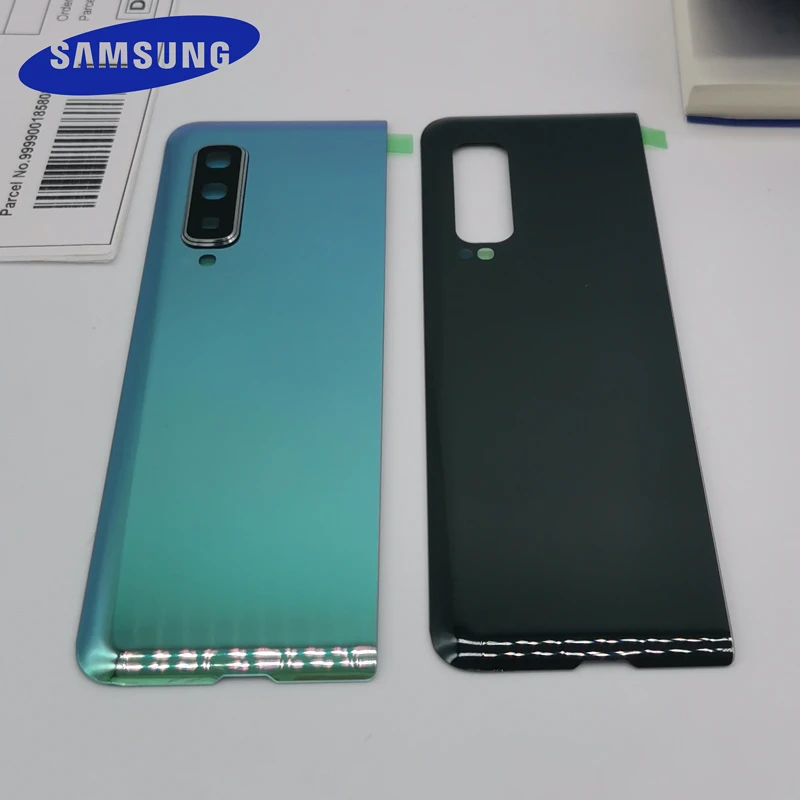 cute phone cases for samsung  Samsung Galaxy Z Gấp 1 Fold1 F900 5G Lưng Pin Kính Phía Sau Nhà Ở Lưng Thay Thế Với Ống Kính Máy Ảnh dành Cho Galaxy Z Fold1 kawaii phone case samsung