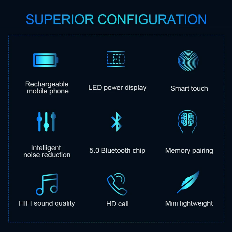 F9 Bluetooth 5 0 Earphones TWS Wireless Headphones Stereo Earphone Ear Buds With Speaker Charging Box For Samsung Galaxy IPhone