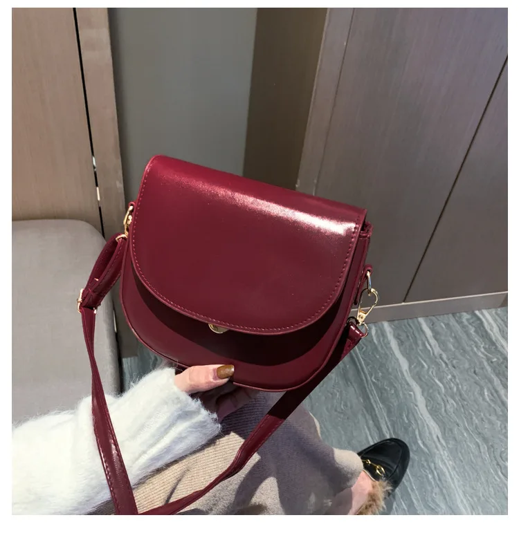 

ML5 New Arrival Textured Bag WOMEN'S Bag Autumn And Winter New Style Fashion MORI Series Saddle Retro Package Korean-style INS S