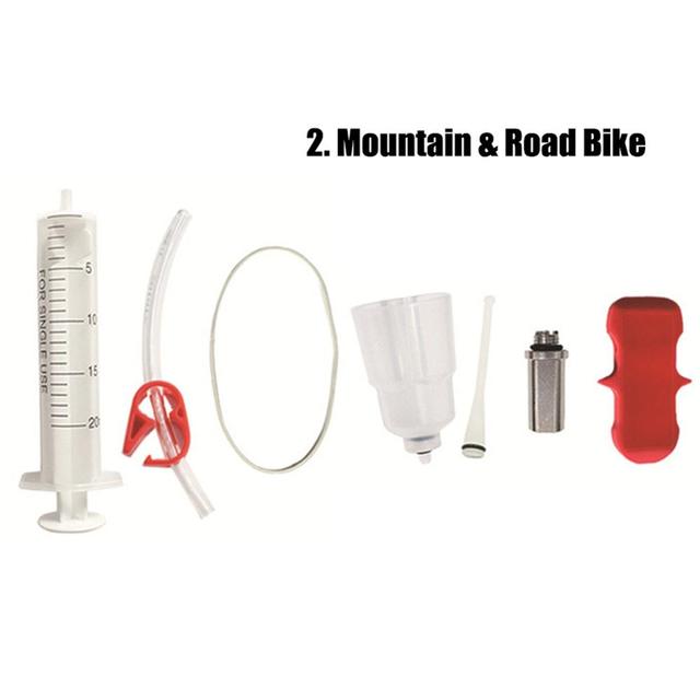 Brake Oil Filling Tool Brake System Hydraulic Brake Exhaust Kit Mineral Oil Brake Bicycle Repair Tool Bicycle Accessories