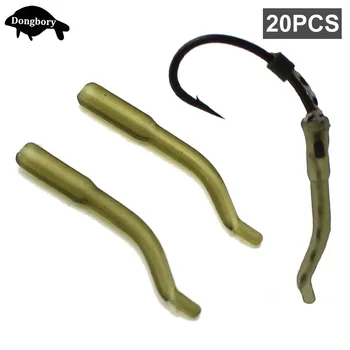 MEGA DISCOUNT ❤️ 20PCS Carp Fishing Accessories Hook Tube Rubber Hair Rig Line Aligner Anti Tangle Sleeves Positioner for Carp Fishing End Tackle - discount item 39% OFF Sports & Entertainment