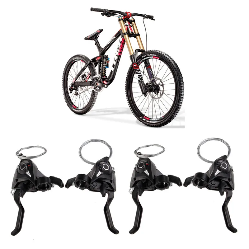 21/24 Скорость велосипед MTB переключения передач дисковые Тормозные колодки рукоятка Кривошип рычаги передачи