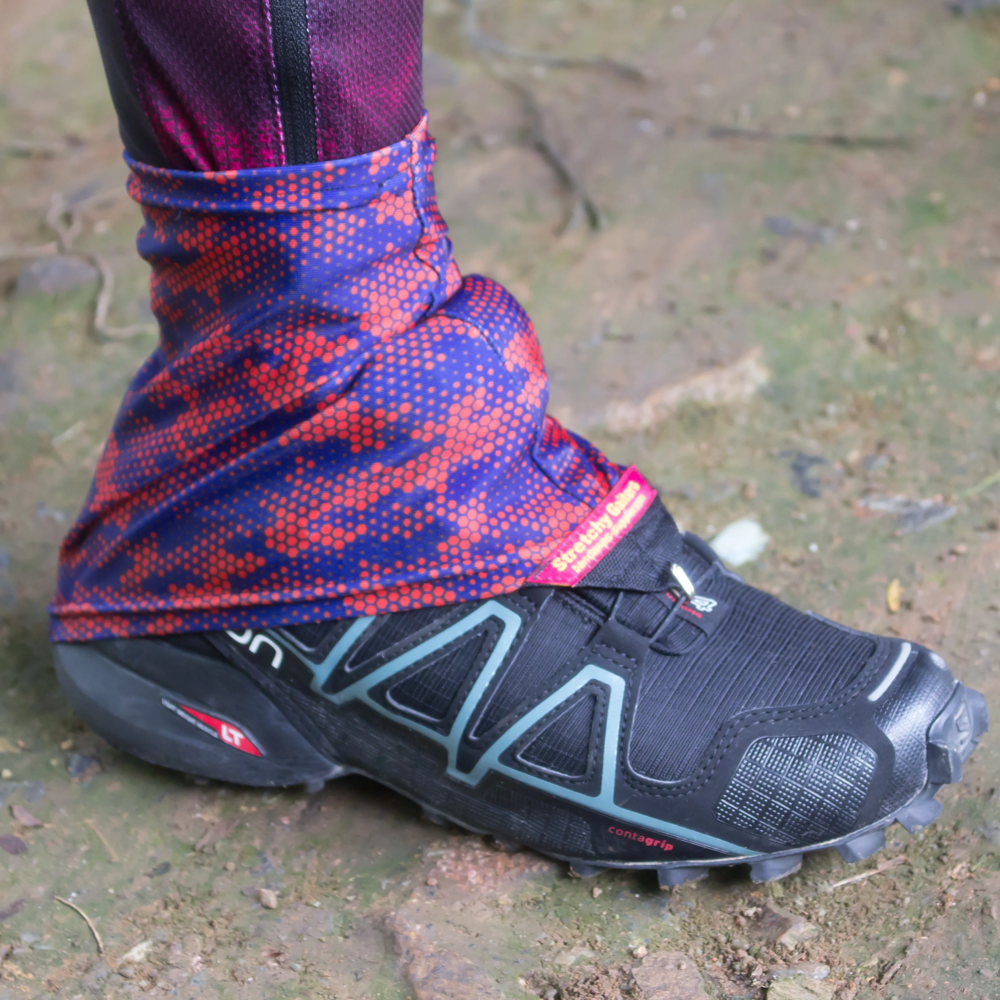 

Customise logo printed Trail boot Gaiter for you outdoor hiking