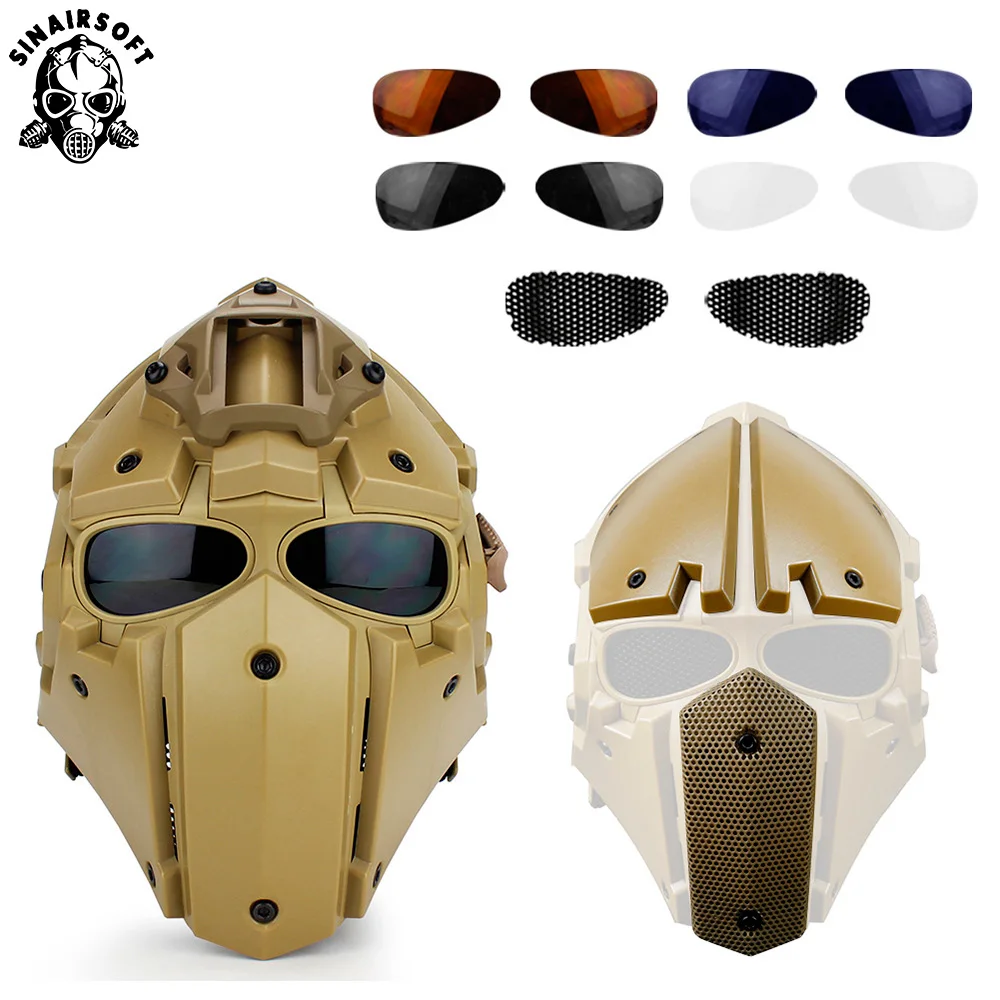 Tactical Airsoft Mask Helmet