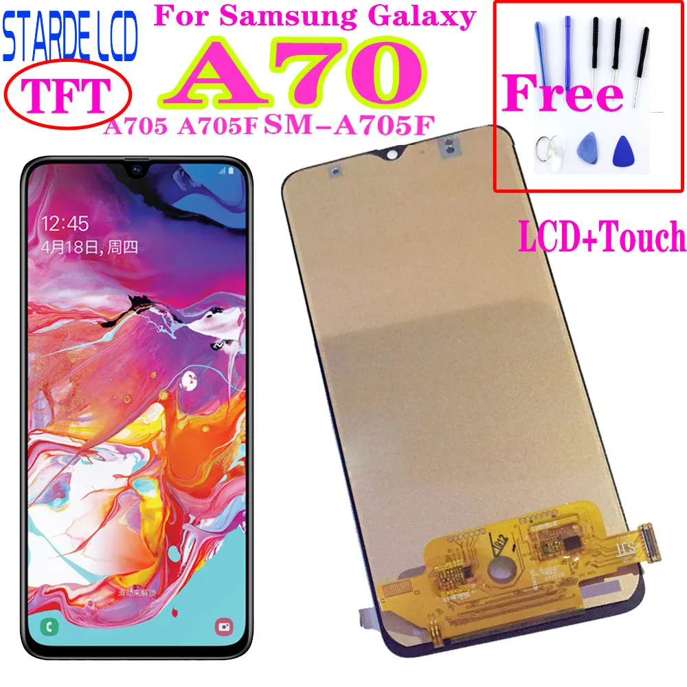 ЖК-дисплей AAA + 6 7 &quotA70 для Samsung galaxy A70 2019 A705 A705F SM-A705F сенсорный экран дигитайзер в
